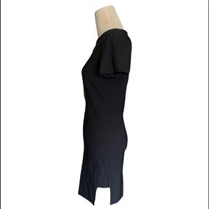 Meg Shop Sexy Little Black Dress Side Cutouts Stretchy Size Small Made in NYC